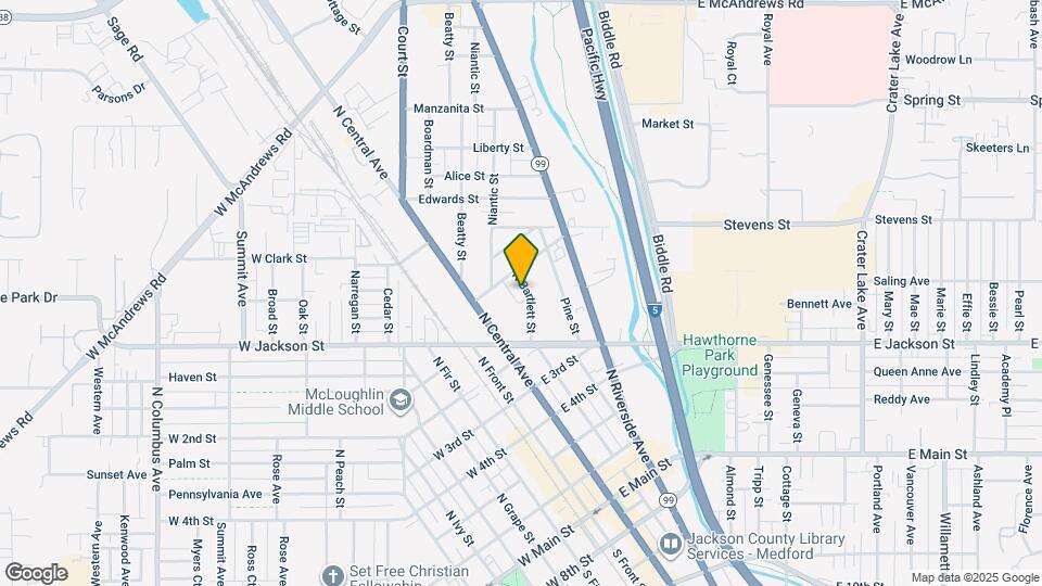 603 N Bartlett St Map and Location Details