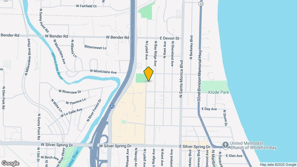 5934 N Lydell Ave Map and Location Details