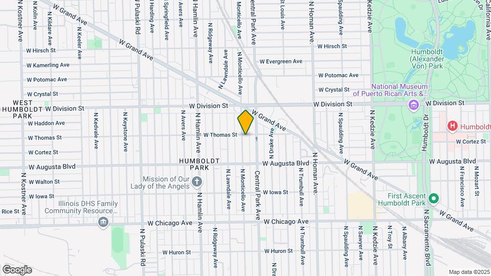 1053 N Monticello Ave Map and Location Details