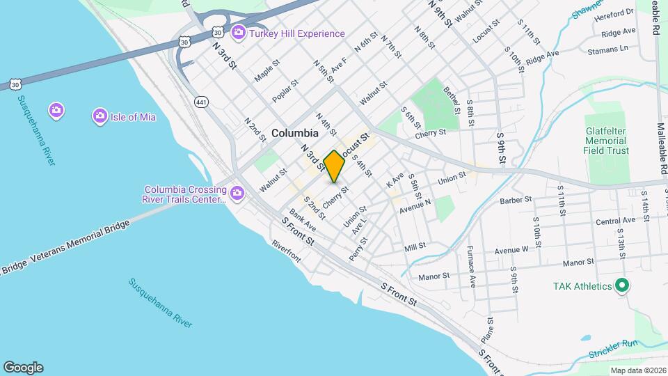 28 S 3rd St Map and Location Details