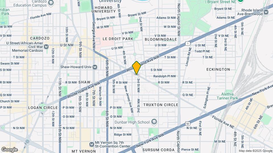 302-304 Florida Ave NW Map and Location Details