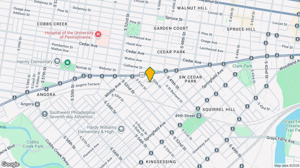 5021 Pentridge St Map and Location Details