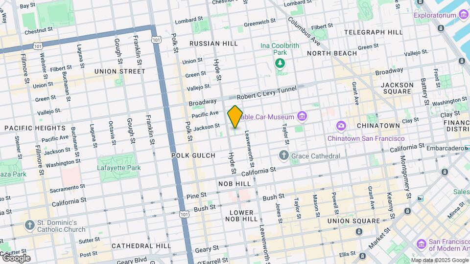 1460 Washington St Map and Location Details