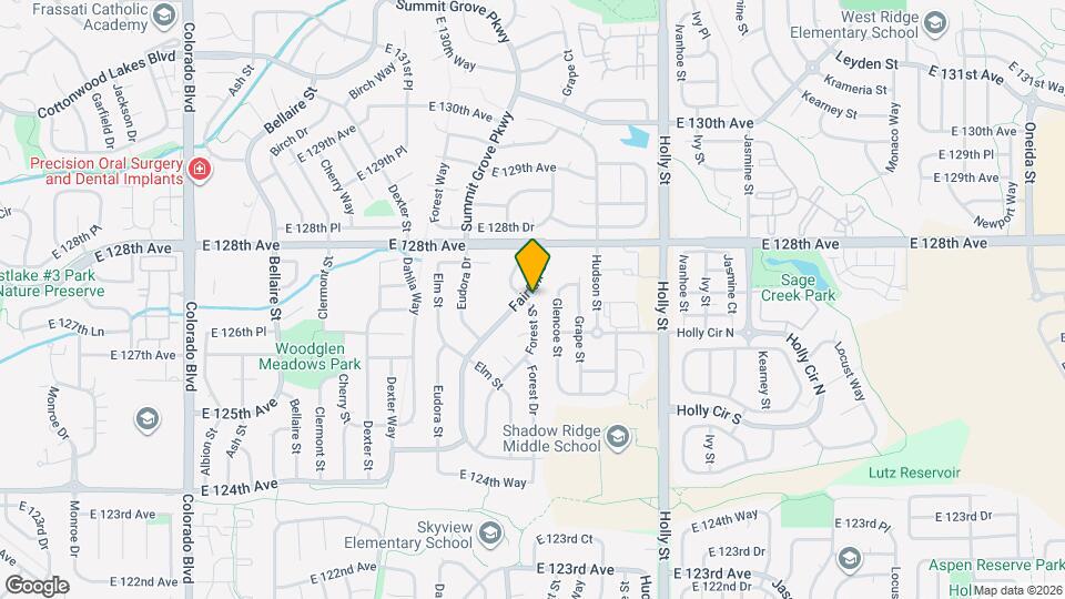 12774 Fairfax St Map and Location Details