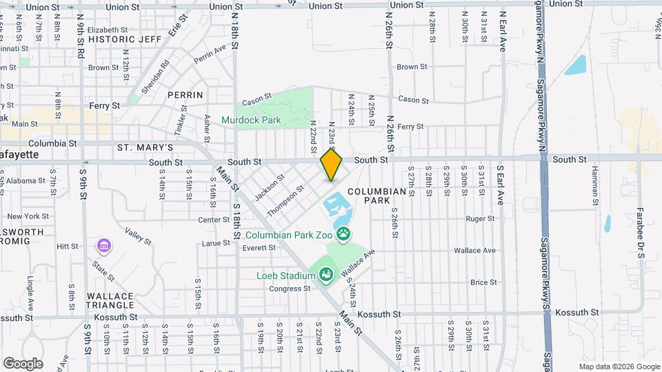 2 bedroom and 1 bathroom duplex Map and Location Details