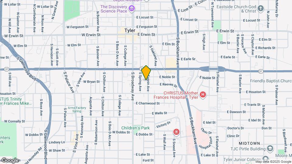 503 S Fannin Ave Map and Location Details