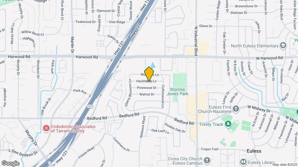 3800 Hackberry Lane Map and Location Details