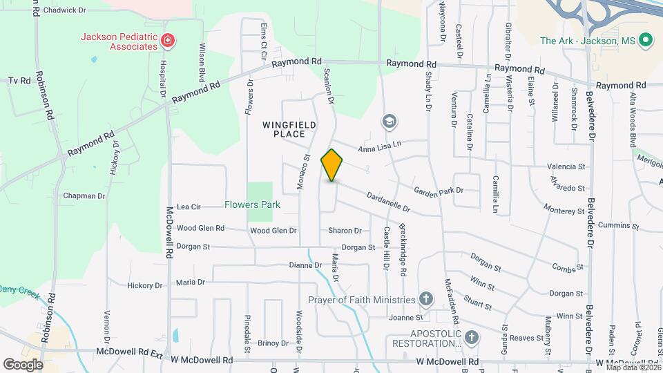 2205 Charmwood Dr Map and Location Details