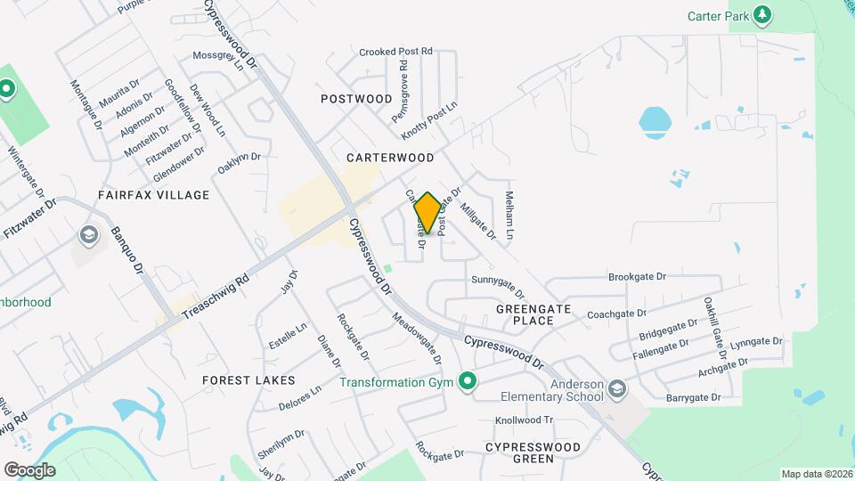 22722 Carter Gate Dr Map and Location Details