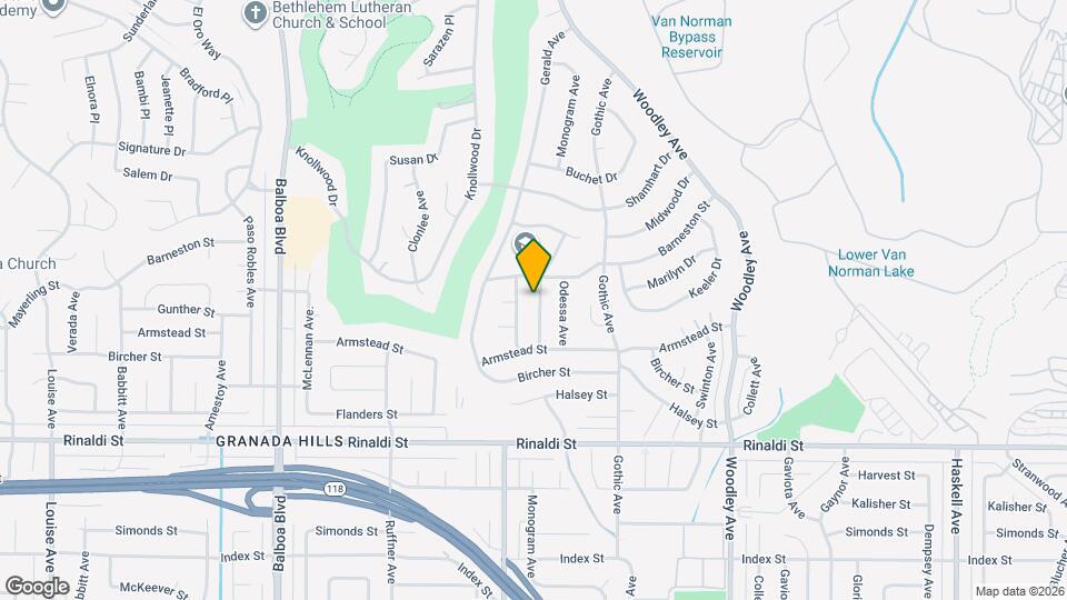 11725 Monogram Ave Map and Location Details