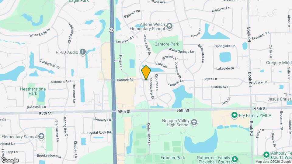 2872 Cedar Glade Dr Map and Location Details