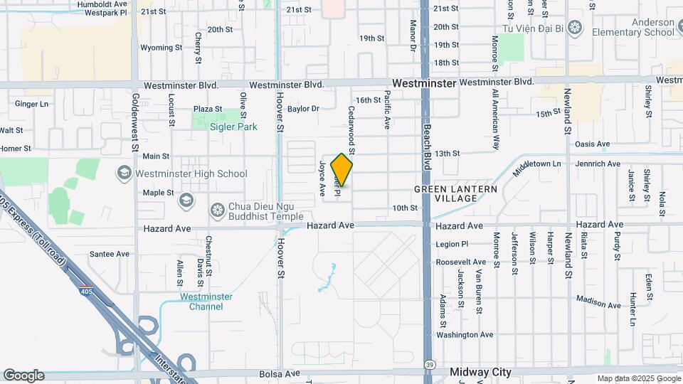 14362 Webber Pl Map and Location Details