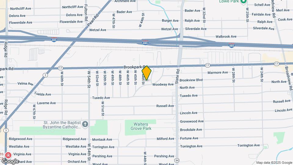4314 Woodway Ave Map and Location Details