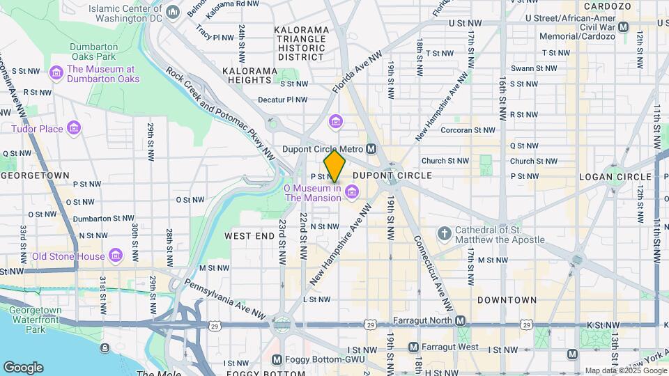1416 21st St NW Mapa y Detalles de la Ubicación