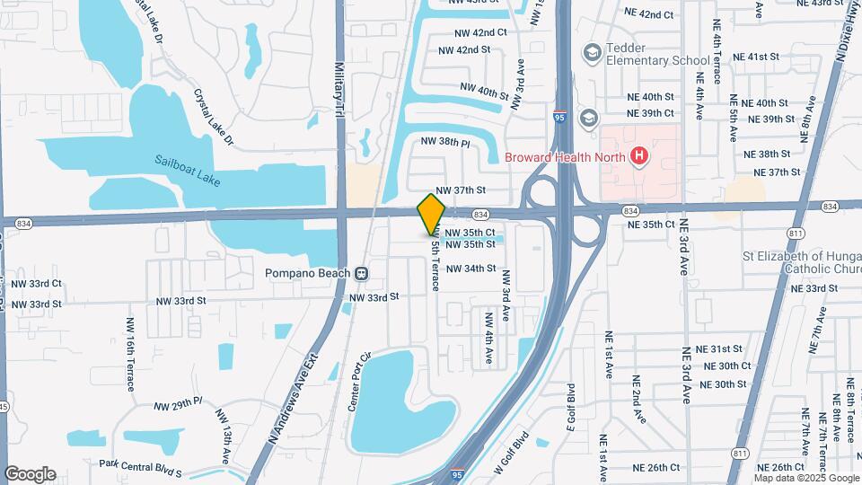 3521 NW 5th Ter, Unit 1 Mapa y Detalles de la Ubicación