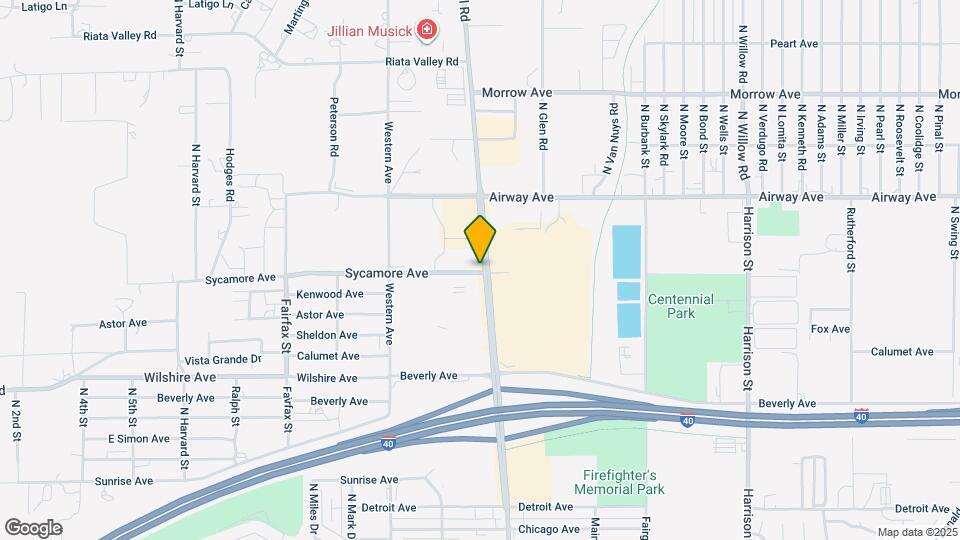 2553 Sycamore Ave Map and Location Details