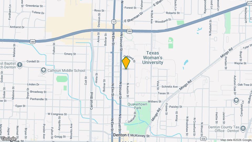 1217 N Austin St Mapa y Detalles de la Ubicación