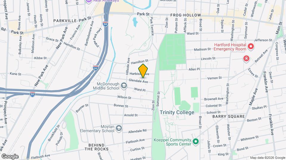 44 Glendale Ave Map and Location Details