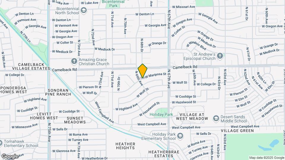 6847 W Mariposa St Map and Location Details