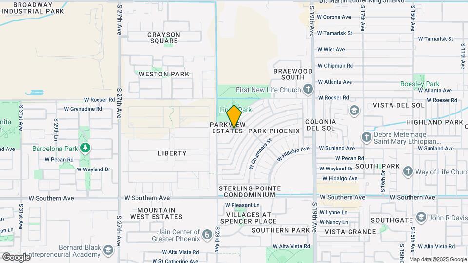 2222 W Bowker St Map and Location Details