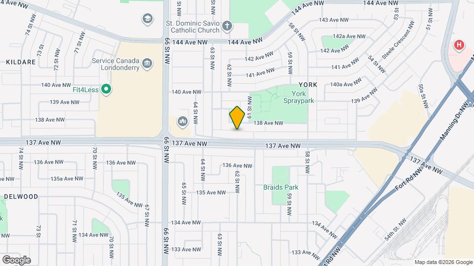 6124-6137 137 Ave NW Map and Location Details