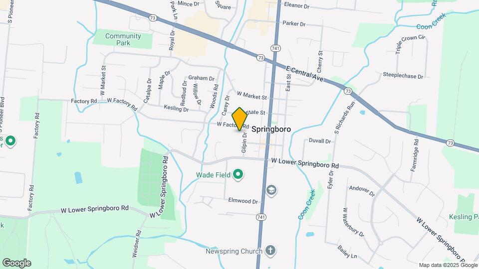 Spring Creek Apartments Map and Location Details