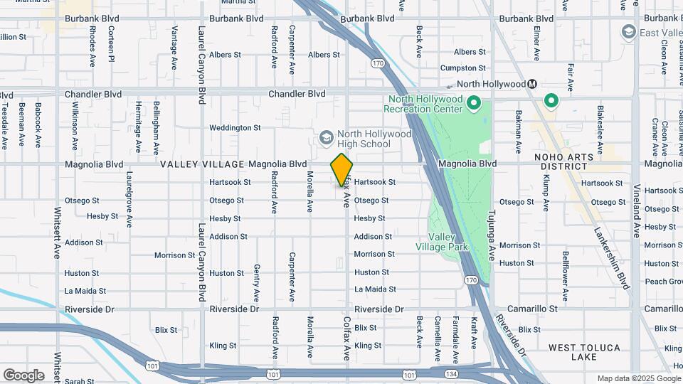 5115 Colfax Ave Map and Location Details