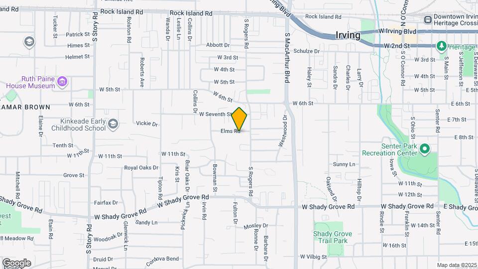 1416 Elms Rd Map and Location Details