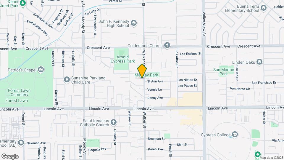 Meridian Apartments Mapa y Detalles de la Ubicación