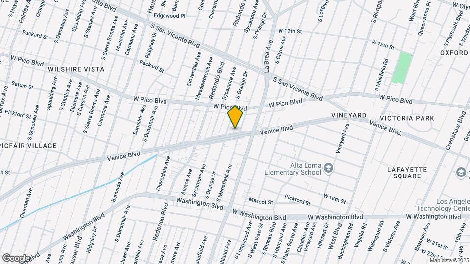 5009 Venice Blvd Map and Location Details