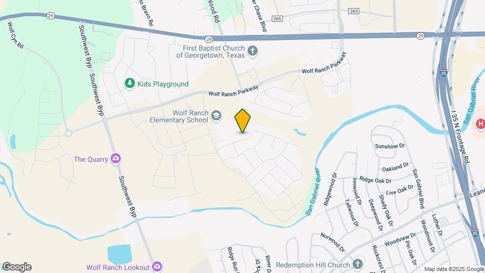 1121 Spring Gulch Ln Map and Location Details