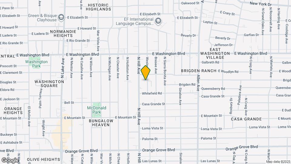 1143 Wesley Ave Mapa y Detalles de la Ubicación