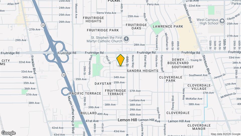 5656 Odea Dr Mapa y Detalles de la Ubicación