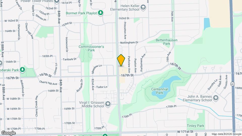 16640 Crescent Ave Map and Location Details