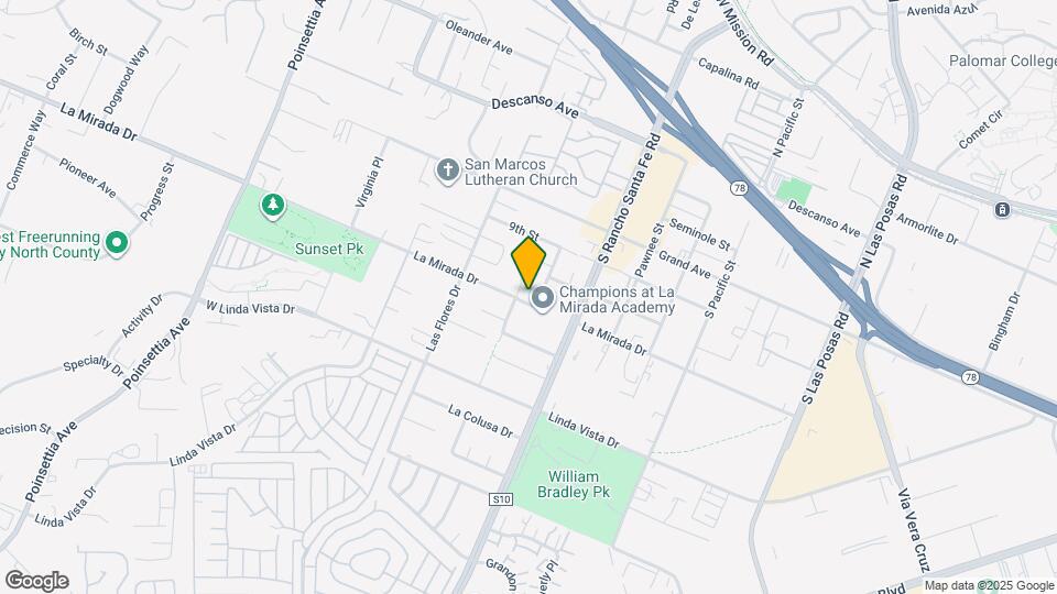 3670 La Mirada Dr Map and Location Details