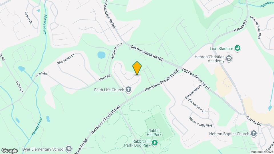 2437 Peach Shoals Cir Map and Location Details