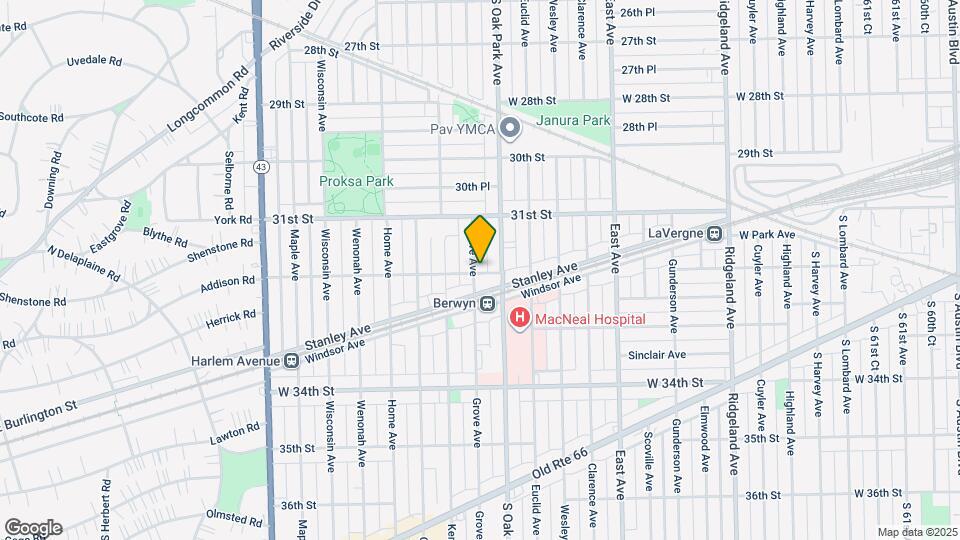 6815 32nd St Map and Location Details
