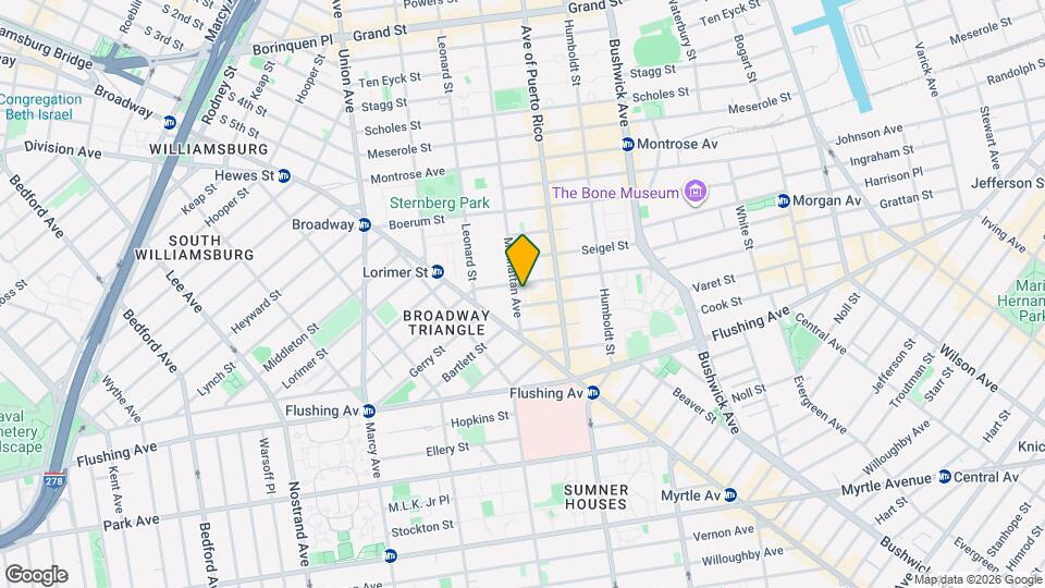 22 Manhattan Avenue Map and Location Details