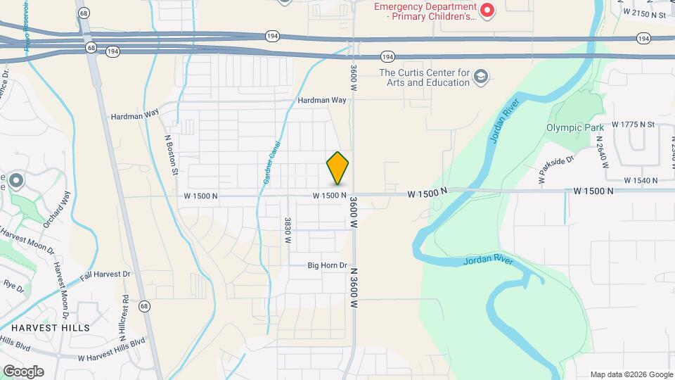 3647 W 1530 N Map and Location Details