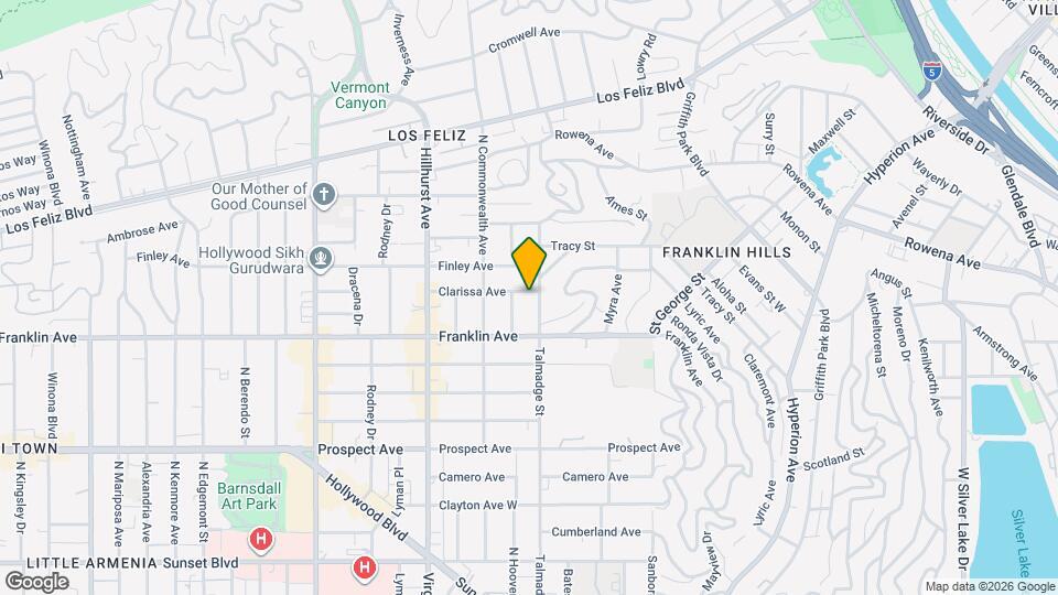 4310 Clarissa Ave Mapa y Detalles de la Ubicación
