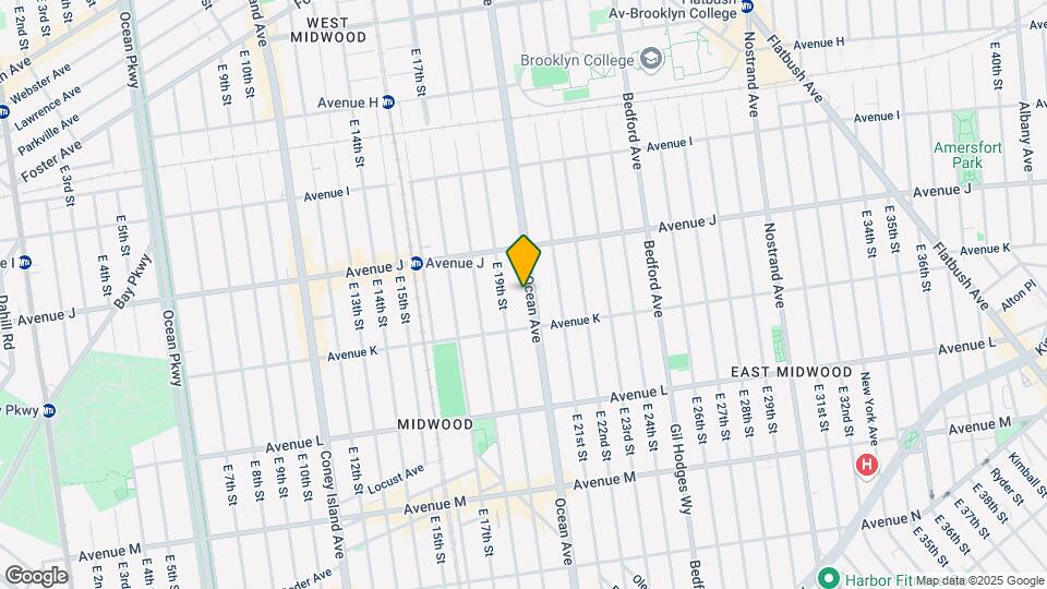 1554 Ocean Ave Mapa y Detalles de la Ubicación