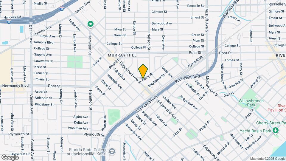 3530 Corby St Map and Location Details