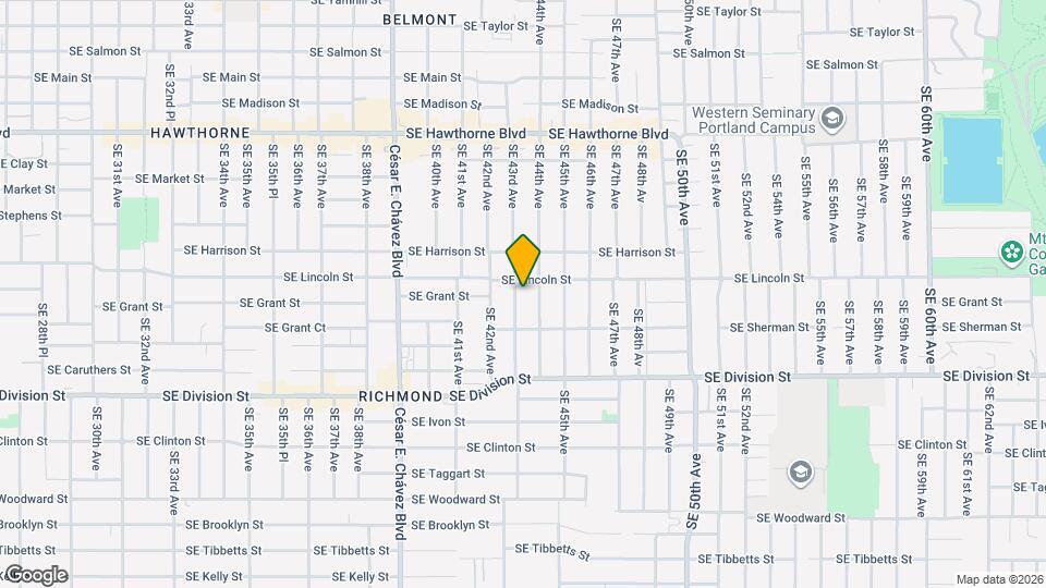 2122 SE 43rd Ave Mapa y Detalles de la Ubicación