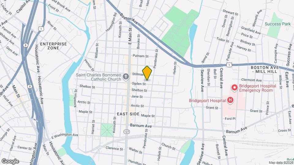 597 Ogden St Map and Location Details