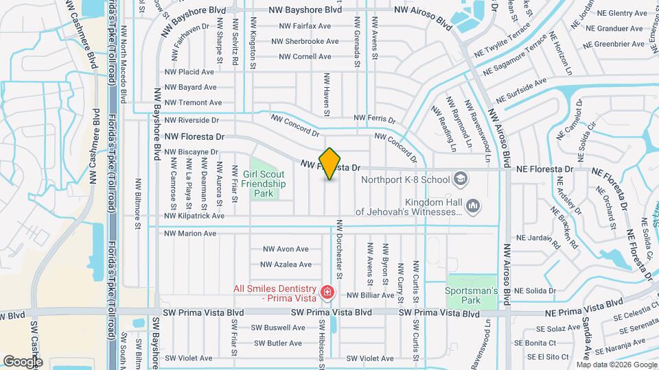357 NW Hibiscus St Mapa y Detalles de la Ubicación