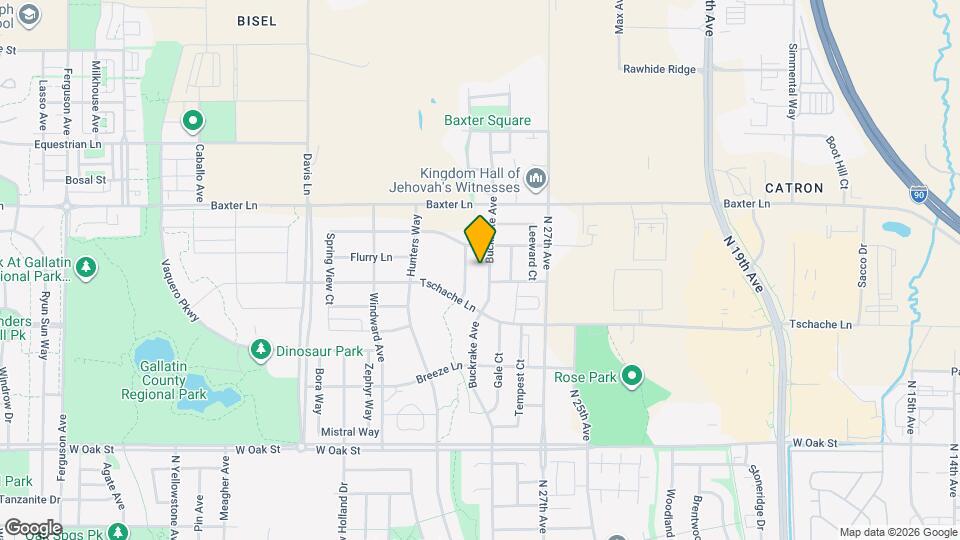 1843 Buckrake Ave Map and Location Details