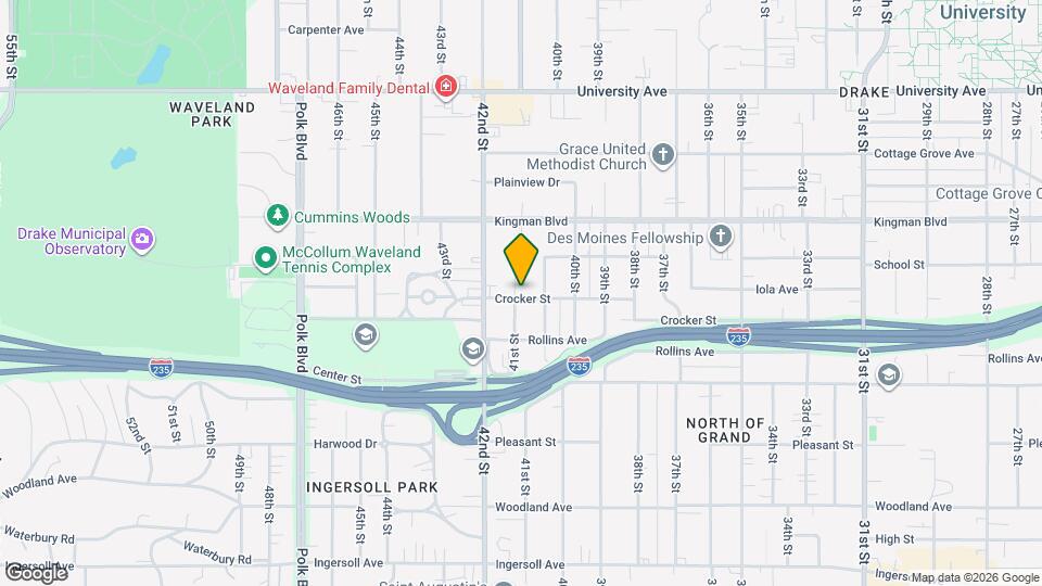 901 41st St Map and Location Details