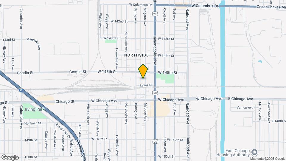 4524 Magoun Ave Map and Location Details