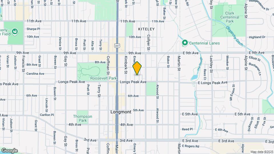 710 Emery St Map and Location Details