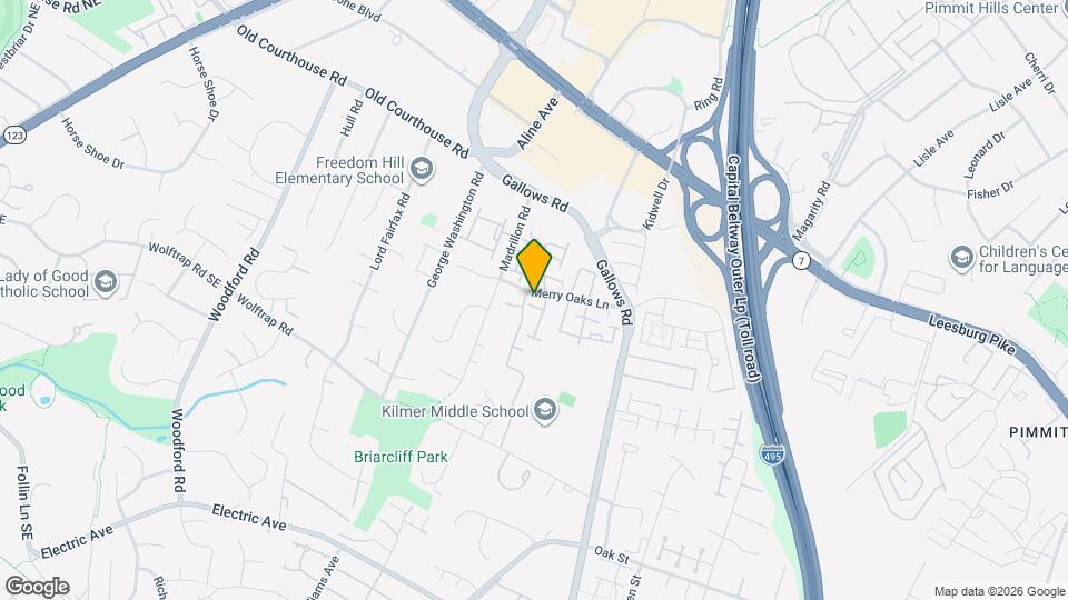 8110 Meadow Springs Ct Map and Location Details